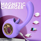 2 In 1 Tongue Licking And Clitoral Stimulation Clitoral Licking Tongue Vibrator – product view 3
