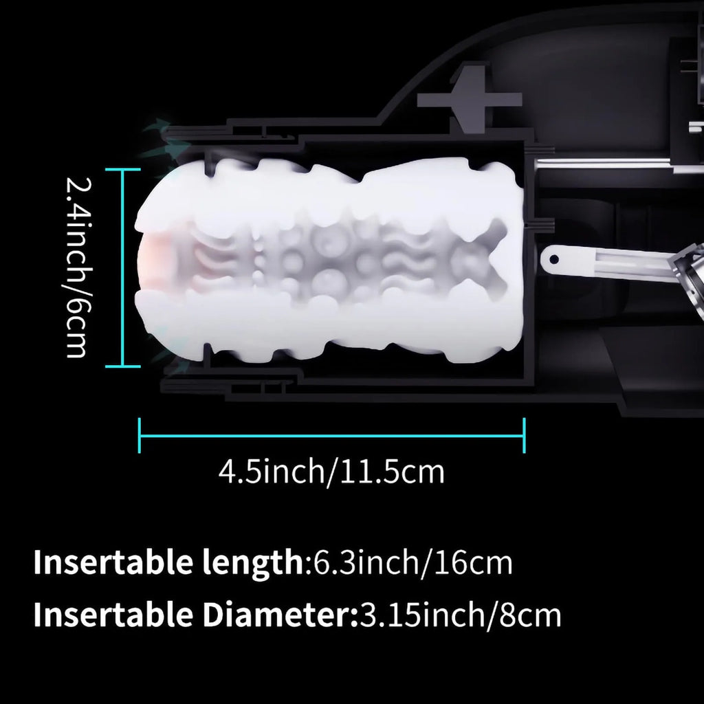 2026 Leten Bermuda 4 In 1 Heating Telescopic Sucking Voice Male Stroker – product view 6