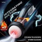2026 Leten Bermuda 4 In 1 Heating Telescopic Sucking Voice Male Stroker – product view 4