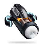 2026 Leten Bermuda 4 In 1 Heating Telescopic Sucking Voice Male Stroker