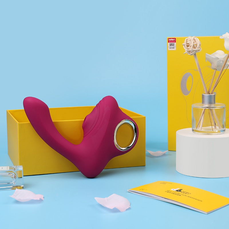 Leten High-Frequency Explosive Suction Heating Female Vibrator – product view 7