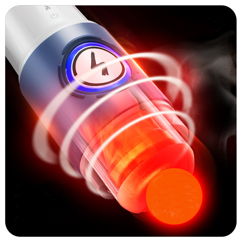 Infrared Light Heating Retractable Male Masturbator – product view 4