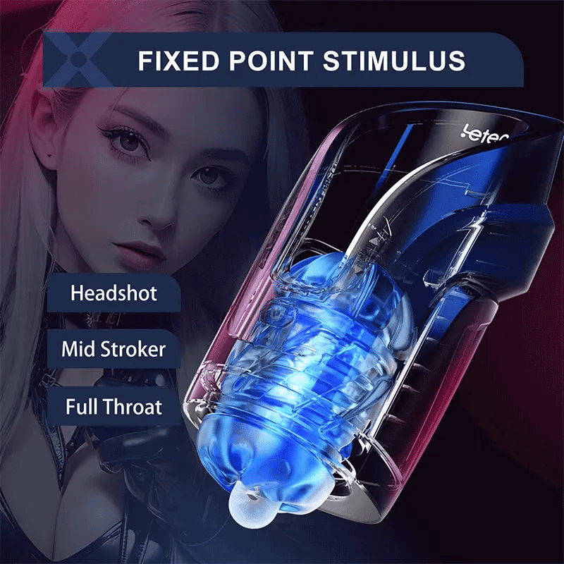 2026 New Leten Fully Automatic 10 Frequency Telescopic Fixed-Point Adjustment Male Stroker – product view 11