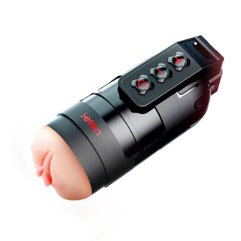 Leten Grenade Blowjob Simulator 10 Vibrating 2 in 1 Fleshlight & Pussy Pocket APP Control – product view 9