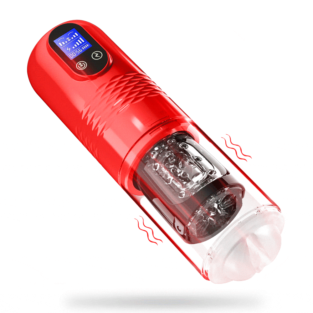 3.54'' Diameter Oversized Storm Telescopic LCD Display 6-speed Timing Function Smart Stroker — product image 8