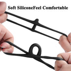 Lock Ring Silicone Penis Vibration Delay Ring – product view 3