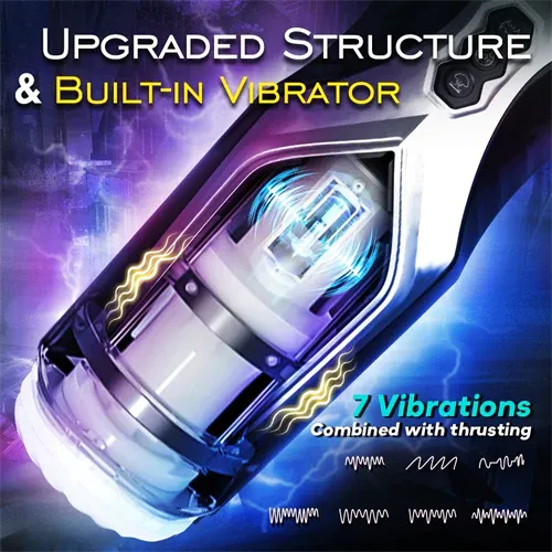 Batman Fully Automatic 7 Thrust & Vibration Modes Male Stroker — product image 4