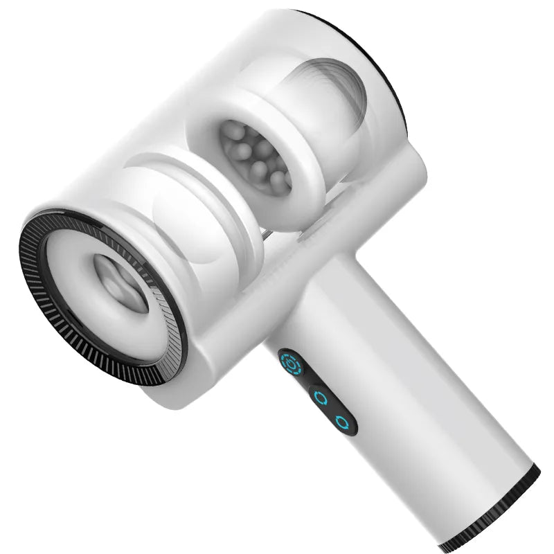 Automatic 5 Thrusting Sucking and 7 frequency vibrations Handheld Male Stroker — product image 12