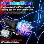 Upgraded 2 in 1 Powerful Automatic Thrusting and Rotating Male Stroker — product image 3
