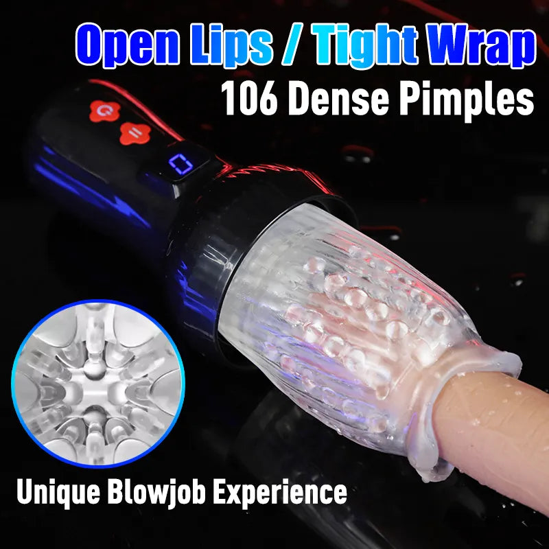 Upgraded 2 in 1 Powerful Automatic Thrusting and Rotating Male Stroker — product image 5