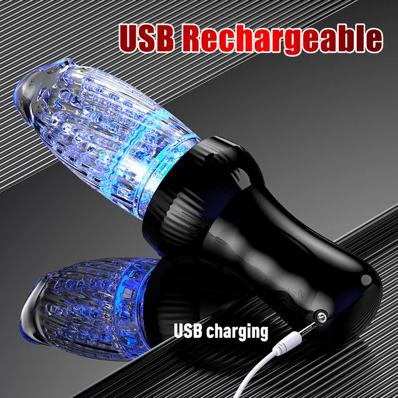 Upgraded 2 in 1 Powerful Automatic Thrusting and Rotating Male Stroker — product image 7