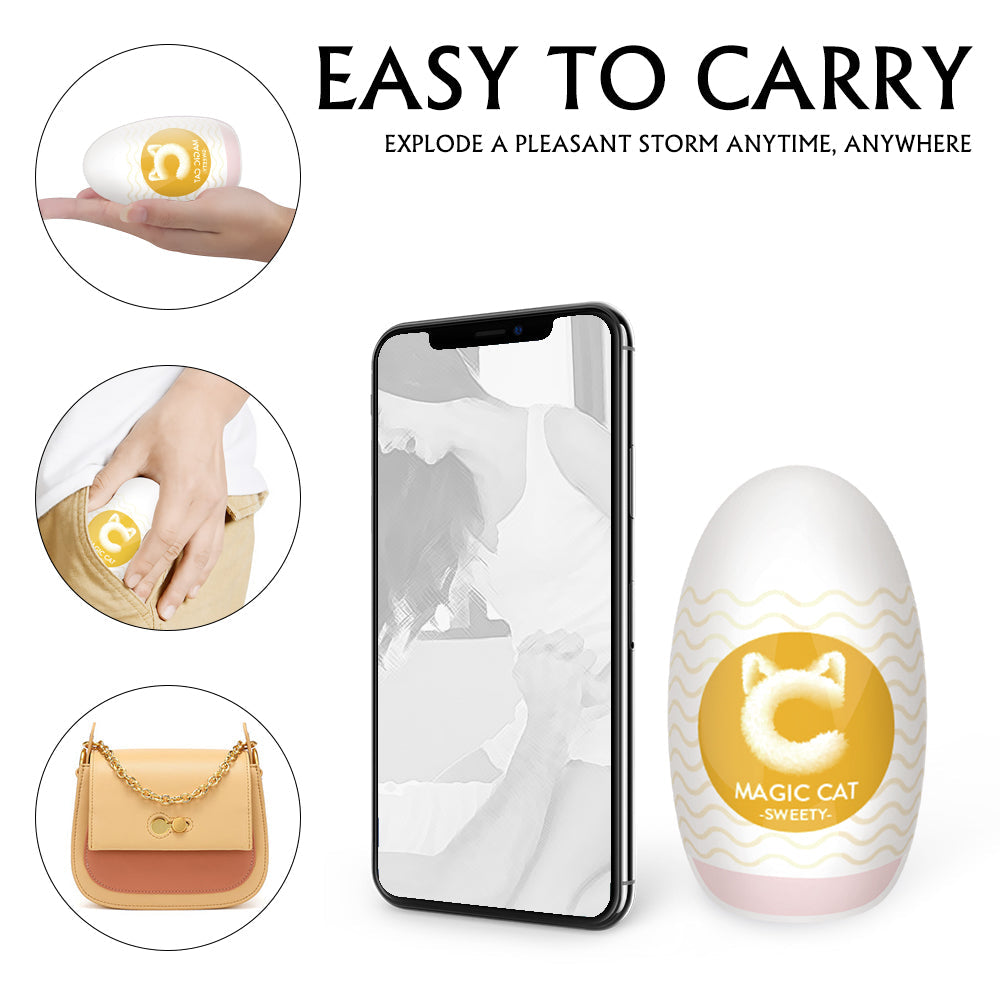 S176 Egg Pocket Pussy Realistic Vagina Toys Penis Trainer Egg Stroker for Man – product view 4