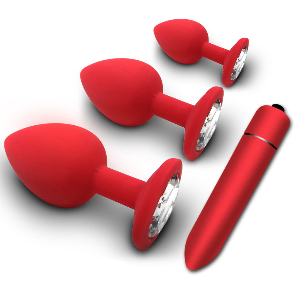 Silicone Masturbation Vibrating Butt Plug – product view 3