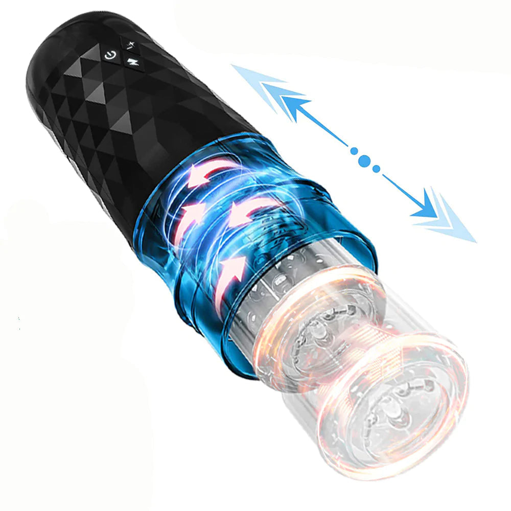 VelocityStimⅡ 10 Frequency Masturbation cup - Electric Telescopic Blowjob Simulator – product view 7