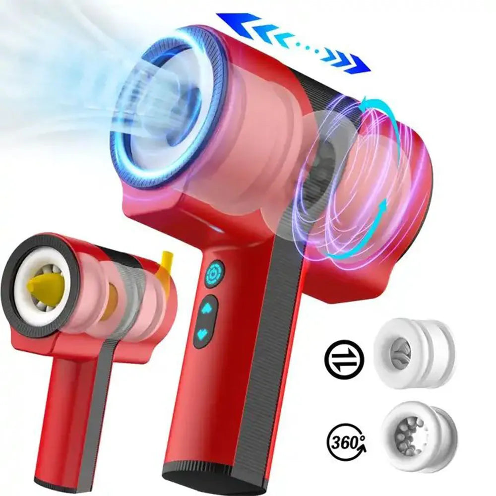 Electric Telescopic & Rotating Male Airplane Stroker – product view 6
