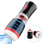 New Tongue Licking and Sucking Electric Voice Silicone Male Airplane Stroker — product image 2