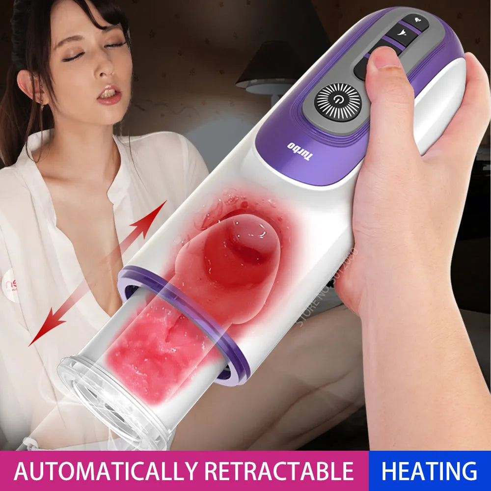 Leten 7 Thrusting Rotation sucking Male Stroker smart voice with Suction Base – product view 5
