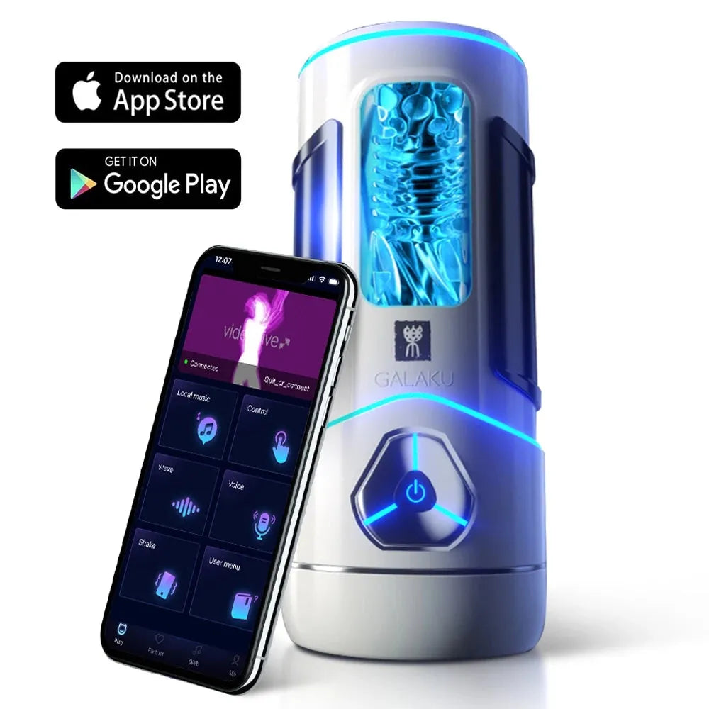 Phantom X 12 Vibration Voice Male Stroker Cup APP Control Sucking Real Vagina Heating Male Stroker – product view 2