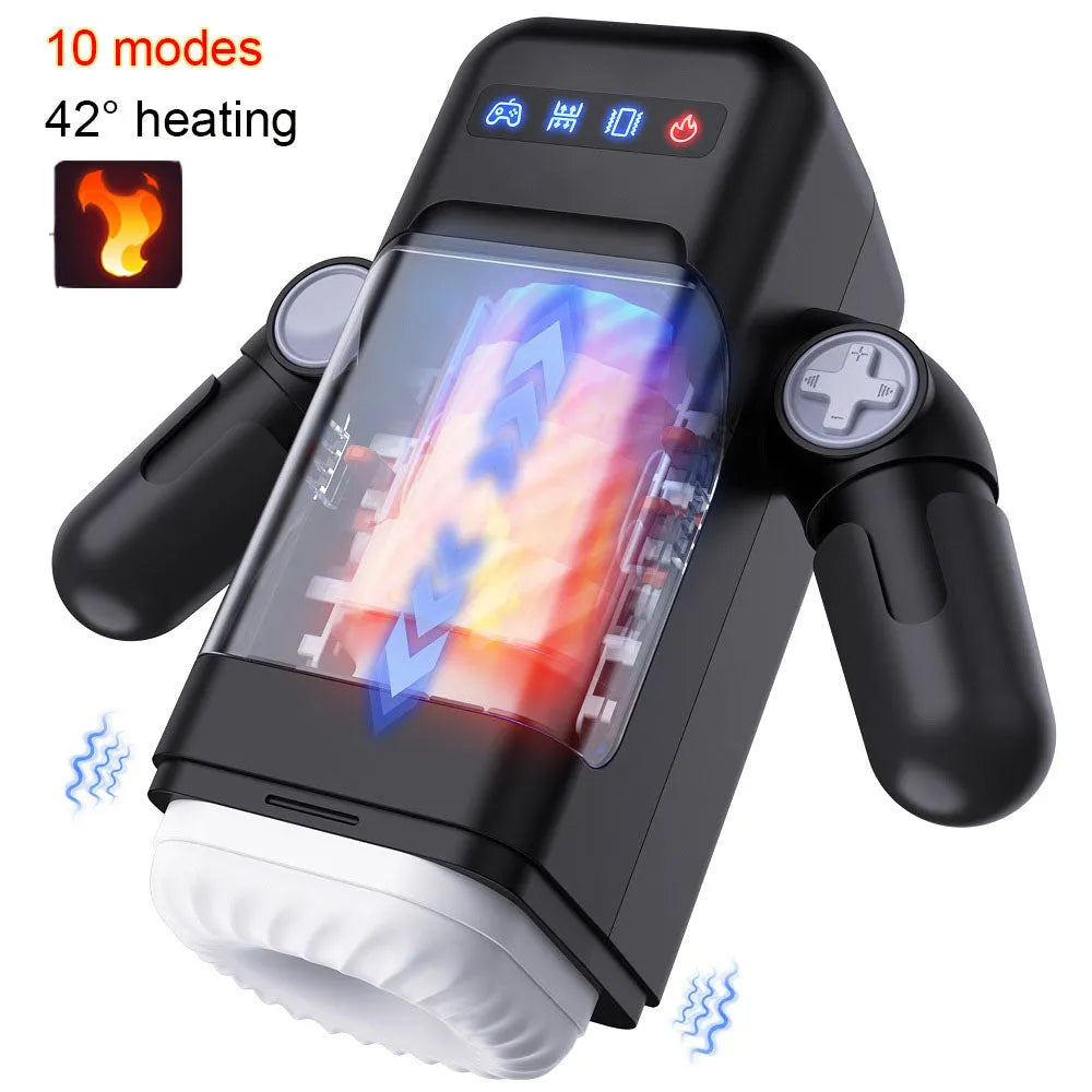 QuantumBot Automatic Male Strokers Cup with 10 Thrusting & Vibration Modes – product view 4