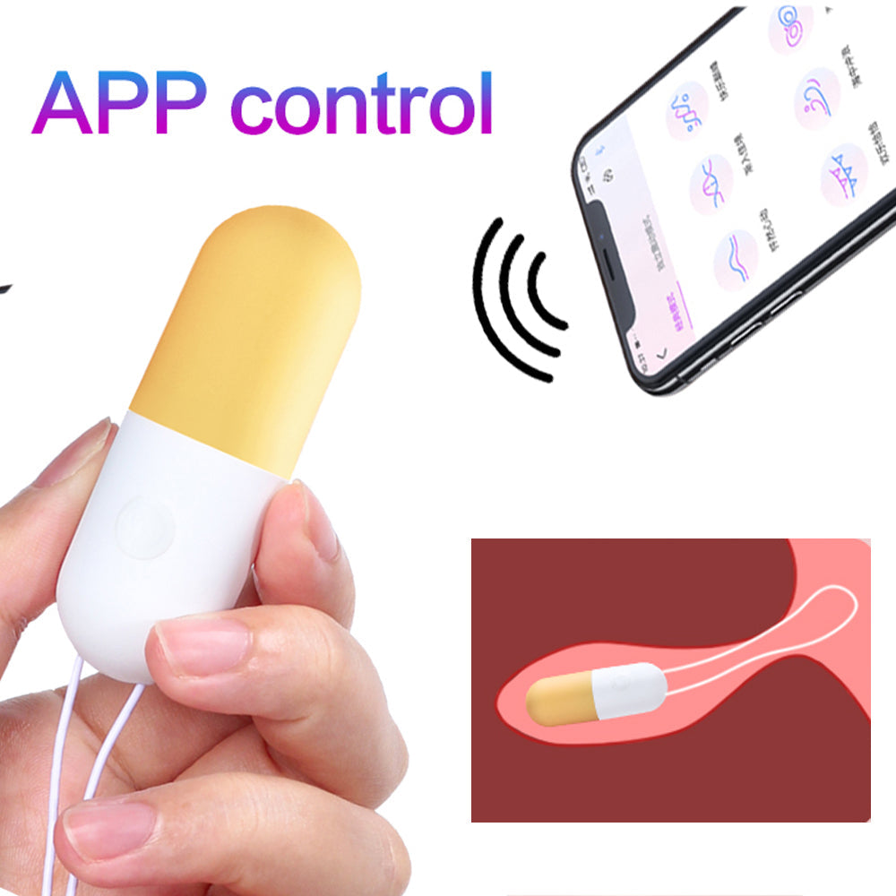 Wireless Vibrating Mini Bullet Capsule Jump Egg – product view 2