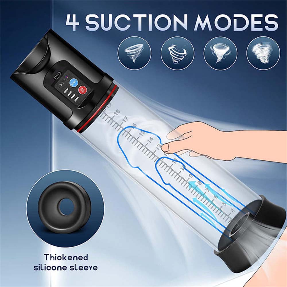 Electric Multi-Frequency Speed Increaser Male Masturbation Aircraft Cup Training Pump — product image 2
