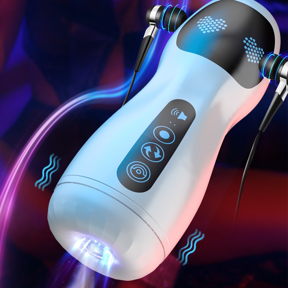 10 Suction Modes Winding Stimulation Voice Male Stroker — product image 4
