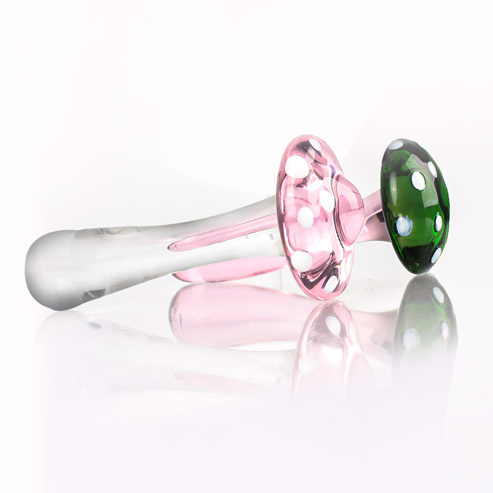Sexy Mushroom Glass Butt Plug Anal Toys Women Dildo – product view 4