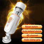 ThunderRush Automatic Telescopic Air Bag Men's Masturbation Cup with 10 Vibrations 5 Speeds 4d Channel with Suction Base – product view 3