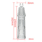 Crystal Condom - Thread-lapse Penis Training Couple Sex Toys – product view 6