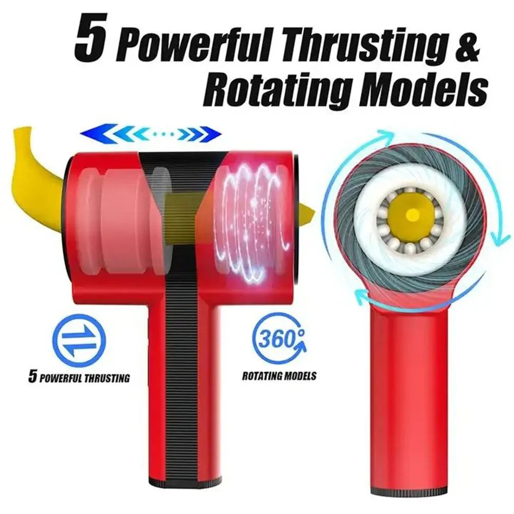 Electric Telescopic & Rotating Male Airplane Stroker – product view 5