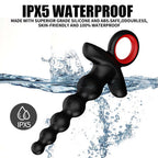 9 Vibration Modes Remote Control Butt Butt Plug Anal Beads Prostate Vibrator – product view 5