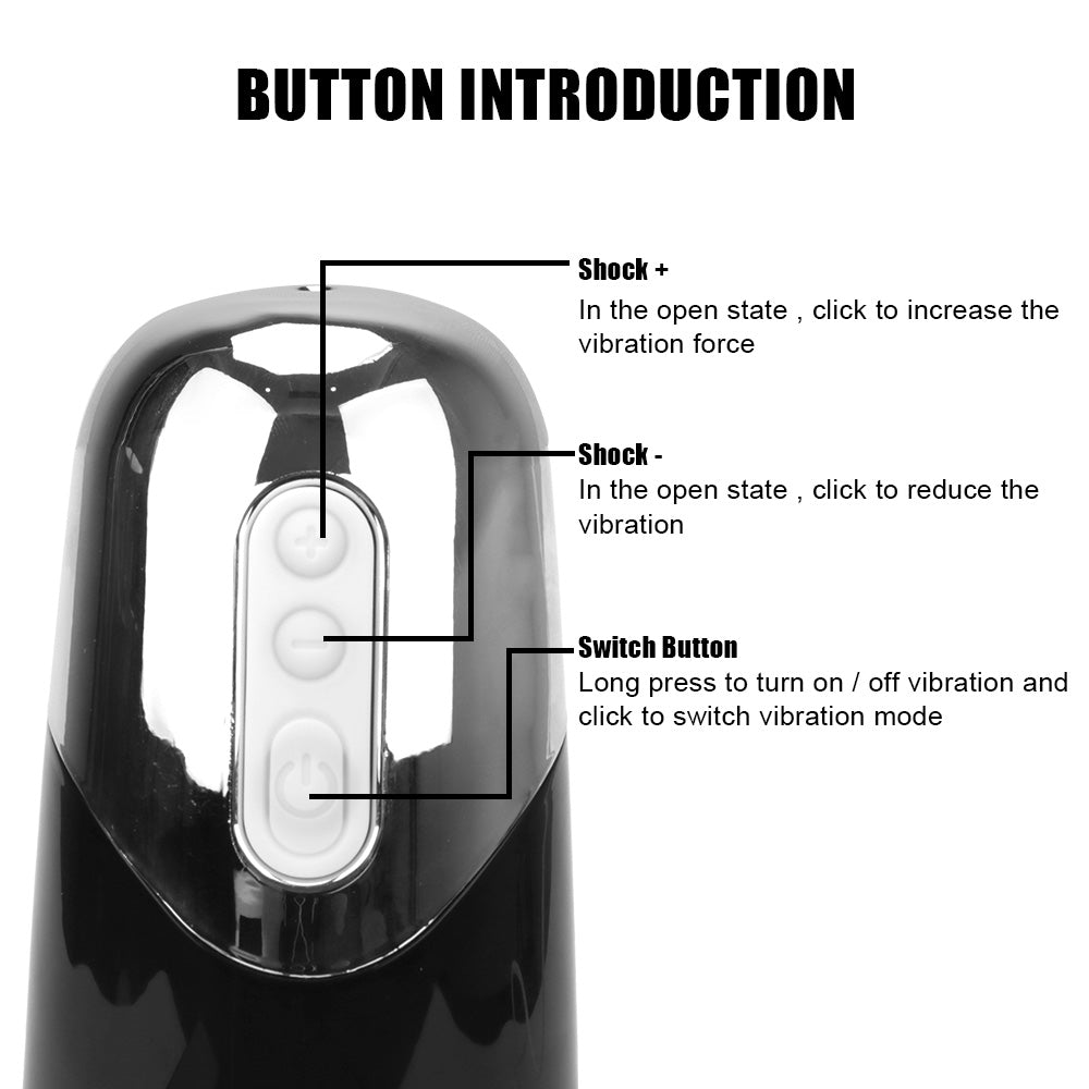 KnightStorm 10 Vibrations 4 Sucking Modes Automatic Male Stroker for Penis Stimulation Realistic Textured 3D Vagina Male Stroker – product view 4