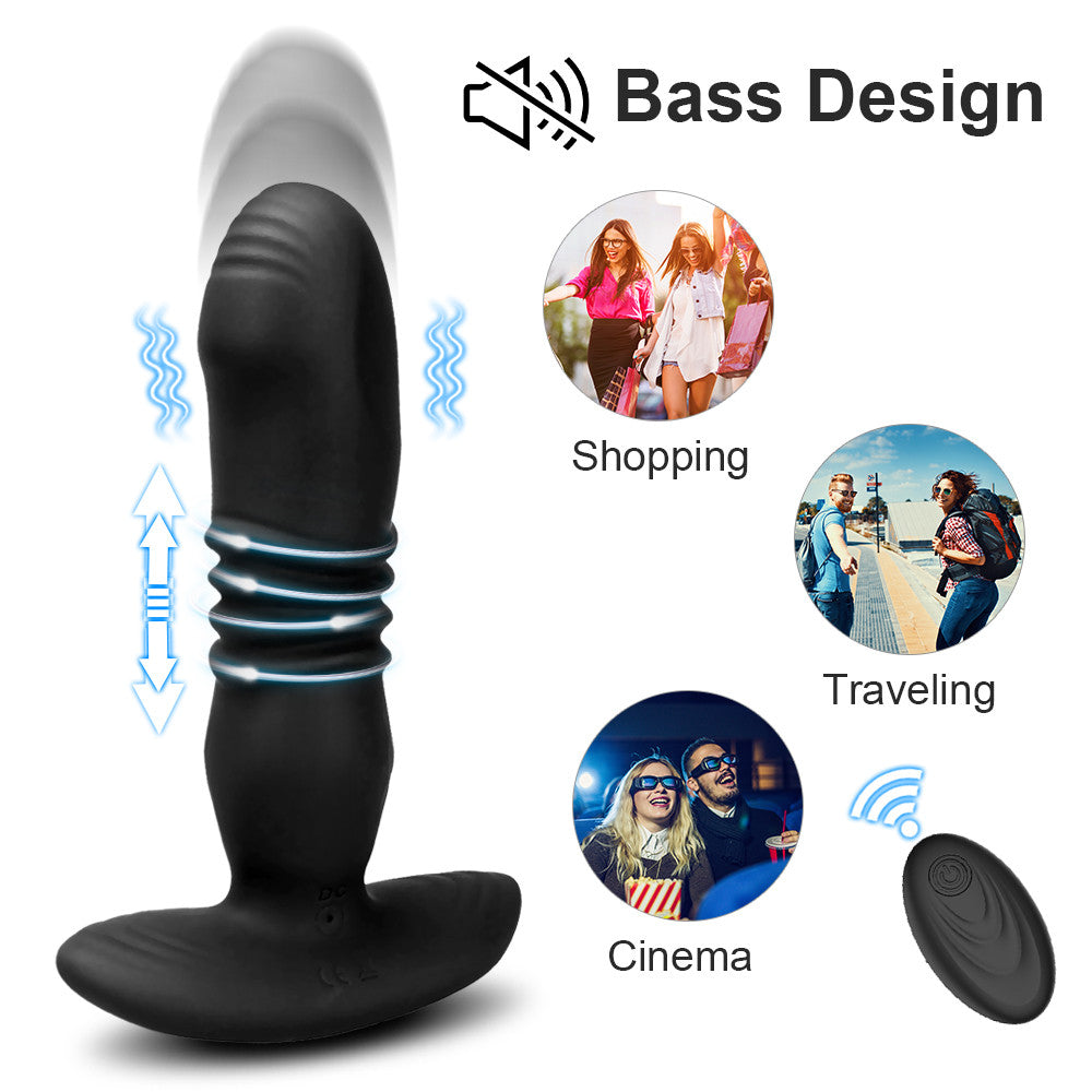 Fully Automatic Telescopic Vibration Anal Plug – product view 2
