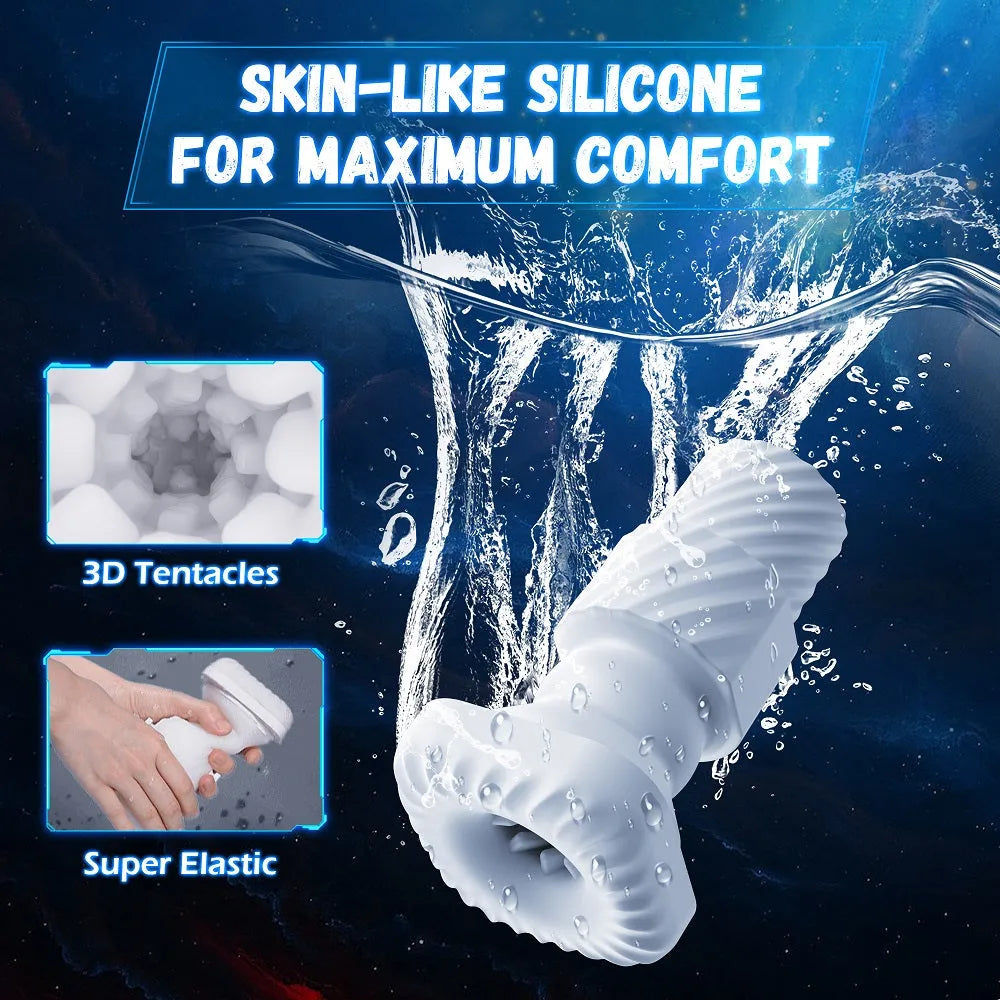 QuantumBot Automatic Male Strokers Cup with 10 Thrusting & Vibration Modes – product view 9