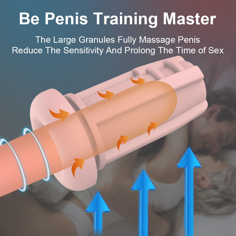Snow Storm 10 Vibration 3 Sucking Male Stroker Cup 5.7 Inches Deepth Realistic Textured Pocket Vagina Pussy — product image 7