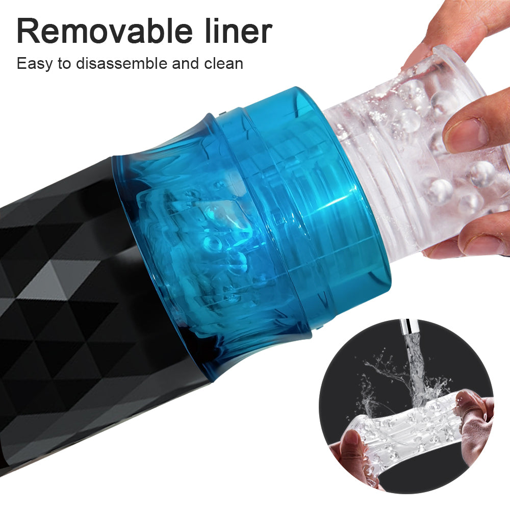 VelocityStimⅡ 10 Frequency Masturbation cup - Electric Telescopic Blowjob Simulator – product view 4
