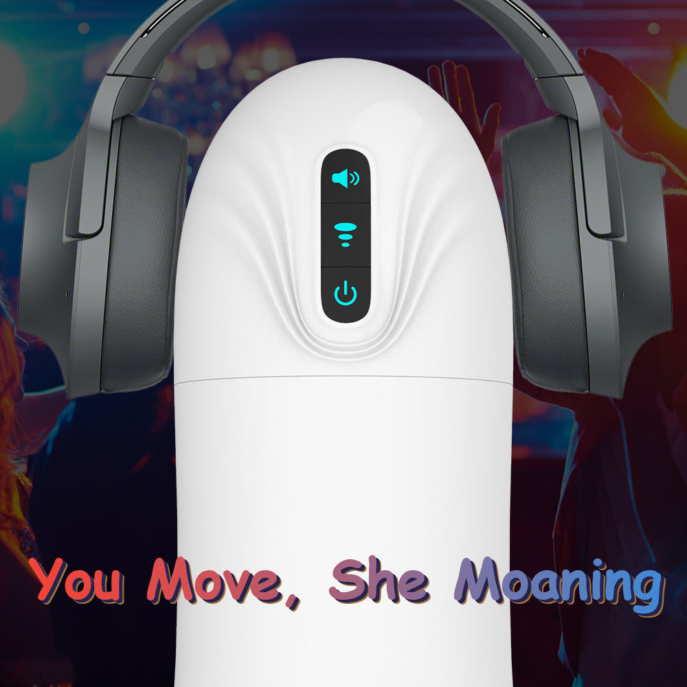 Snow Storm 10 Vibration 3 Sucking Male Stroker Cup 5.7 Inches Deepth Realistic Textured Pocket Vagina Pussy — product image 4