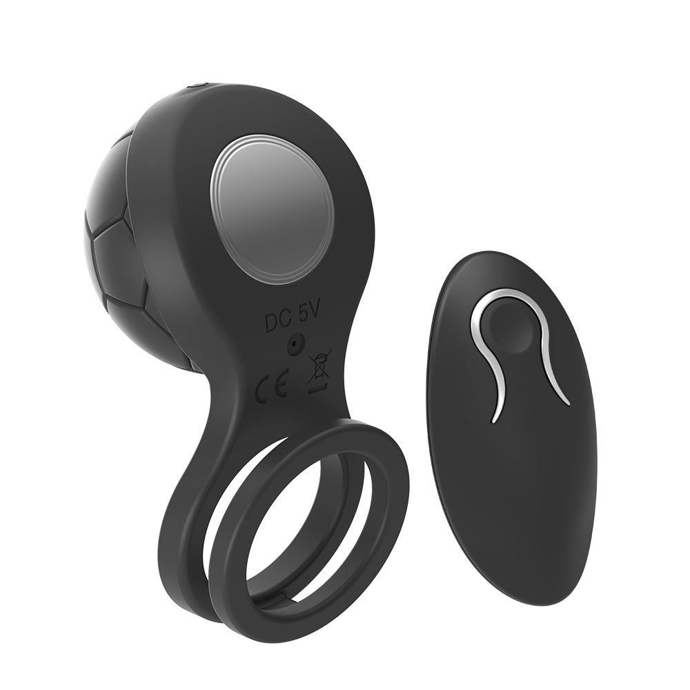 12 Modes Football Vibrating Cock Ring & Male Vibrator Toy – product view 11