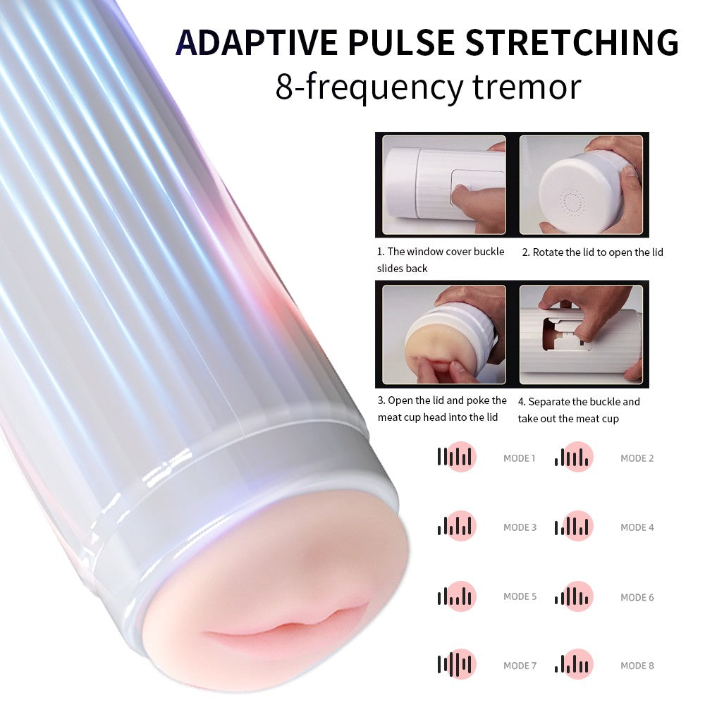 Wearable 8 Vibration Sucking Automatic Telescopic Automatic Male Stroker with Remote Control — product image 8