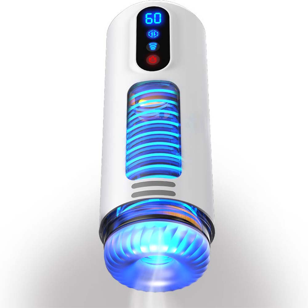 9-Frequency Telescopic Vibration Sucking Voice Heated Aircraft Male Stroker – product view 19