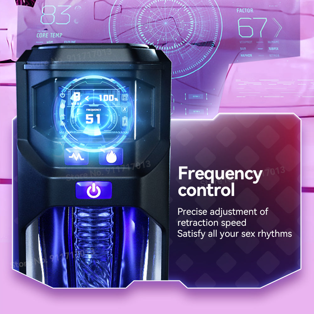 Explorer-X Lcd Monitor Male Stroker with Heating Sucking Blowjob Toys – product view 9