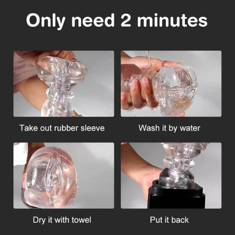 Hero 6 Thrusting Self-Heating Automatic Male Stroker with 3D Textured Sleeve Heating Mens Sex Toy Male Stroker – product view 8