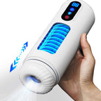 9-Frequency Telescopic Vibration Sucking Voice Heated Aircraft Male Stroker – product view 20