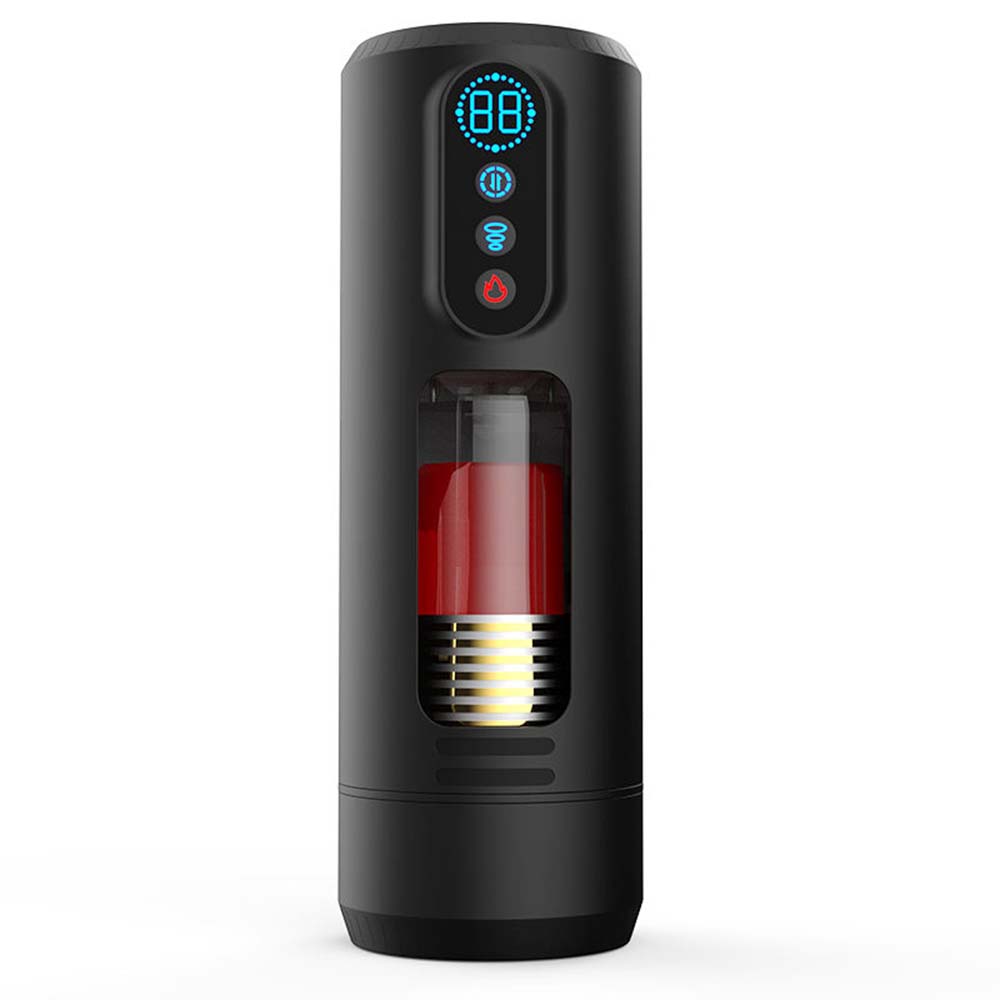 9-Frequency Telescopic Vibration Sucking Voice Heated Aircraft Male Stroker – product view 11