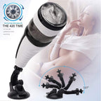 KnightStorm 10 Vibrations 5 Thrust Rotations 5 Voice Male Stroker Fully Automatic Male Vibrator 360°hands-Free Oral Sex Toy — product image 2