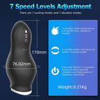 Dragonsuck - 7 Vibrating Sucking Masturbation Cup Automatic Male Stroker – product view 5