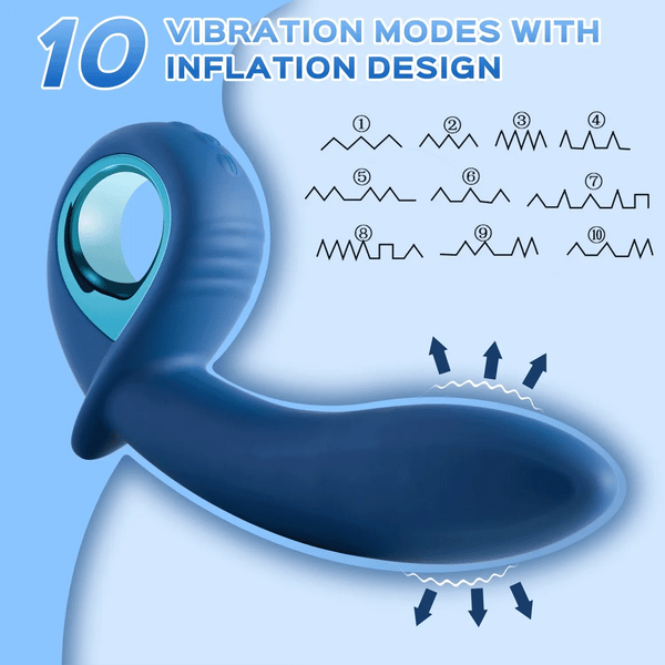 10 Vibration Modes Inflatable Anal Vibrator – product view 2