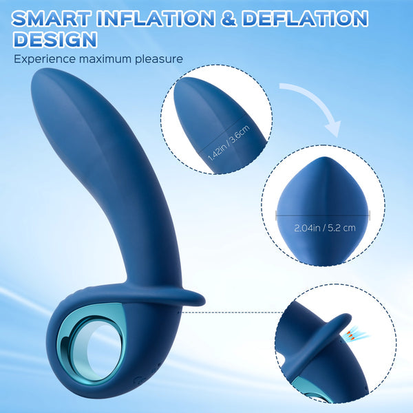 10 Vibration Modes Inflatable Anal Vibrator – product view 3