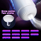 Tifforun Spaceship 9 Vibration Sucking Heating Voice Function Male Stroker – product view 8