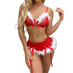 Sexy Christmas Three-Point Suspenders Set Sexy Lingerie